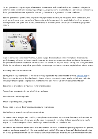 Consejos y trucos practicos de seguridad de un profesional en materia de cerraje