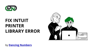 Fix Intuit Printer Library Error