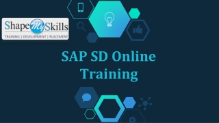 SAP SD Training in noida