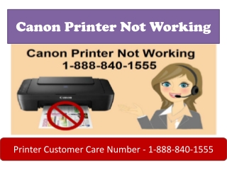 Canon Printer Not Working 1-888-840-1555 Assistant Services Help Center