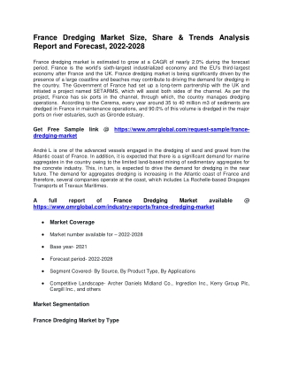 France Dredging Market