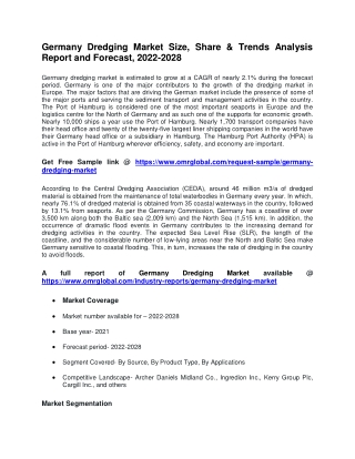 Germany Dredging Market