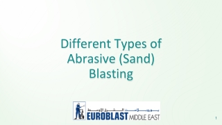 Different Types of  Abrasive (Sand) Blasting
