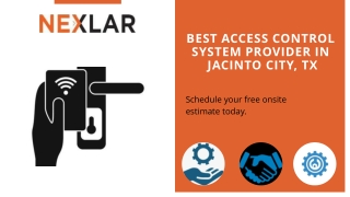 Best Access Control System Provider in Jacinto City, TX