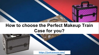 How to choose the Perfect Makeup Train Case for you