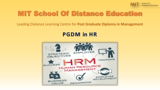 PGDM in HR - MITSDE