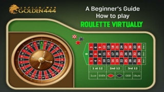 A Beginner's Guide - How to play Roulette virtually