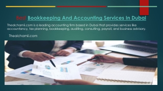 Best Bookkeeping And Accounting Services In Dubai