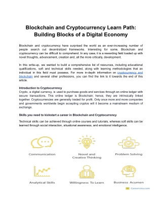 Blockchain and Cryptocurrency