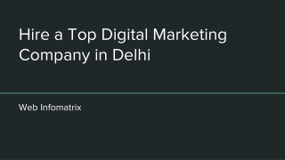 Hire a Top Digital Marketing Company in Delhi
