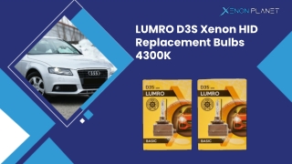 D3S Xenon HID 4300K Bulbs