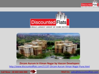 Zircom Aurum – Viman Nagar, Pune by Vascon Developers