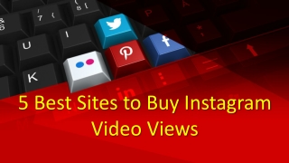5 Best Sites to Buy Instagram Video Views