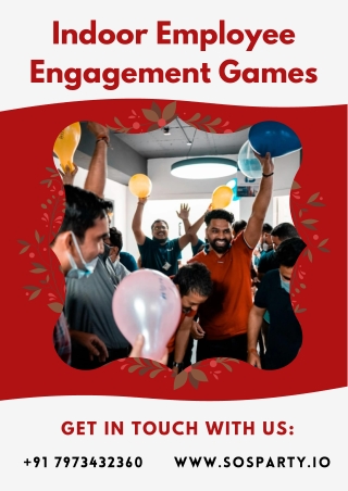 Indoor Employee Engagement Games