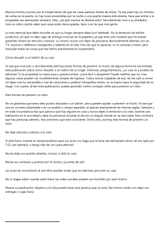 Consejos practicos para mantener la seguridad de su vivienda en buen estado