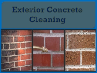 Exterior Concrete Cleaning