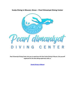 Scuba Diving in Muscat