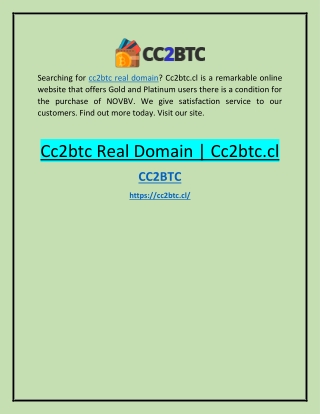 Cc2btc Real Domain Cc2btc.cl