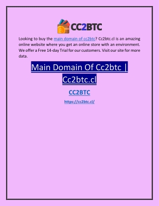Main Domain Of Cc2btc Cc2btc.cl