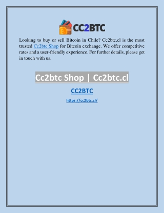 Cc2btc Shop Cc2btc.cl