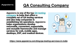 QA Consulting Company