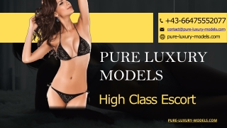 HIGH CLASS ESCORT - PURE LUXURY MODELS