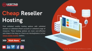 Cheap Reseller Hosting