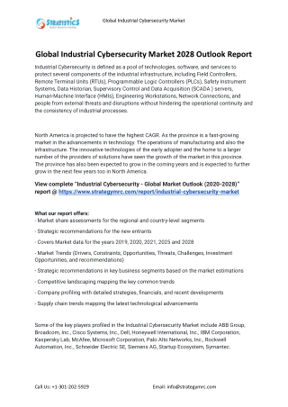2021 Industrial Cybersecurity Industry Global Analysis Report