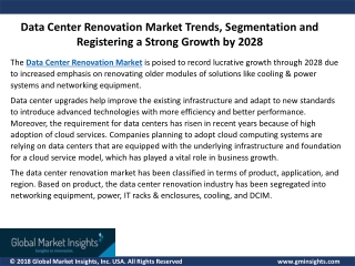 Data Center Renovation Market
