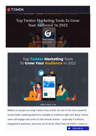 Top Twitter Marketing Tools To Grow Your Audience In 2022