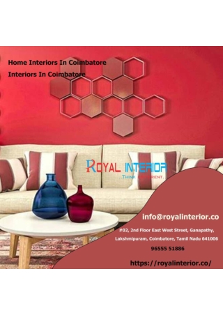 Home Interiors In Coimbatore