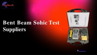 Bent Beam Sohic Test Suppliers-Caltech India