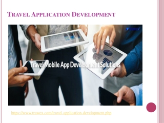 Travel Application Developments