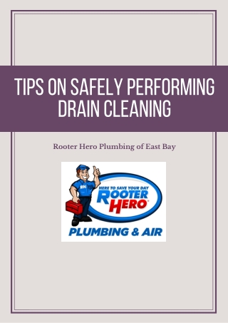 Tips on Safely Performing Drain Cleaning-1