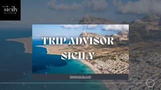 Trip Advisor In SICILY - Time For Sicily