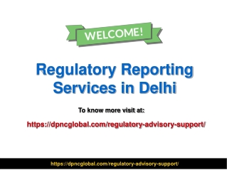 Regulatory Reporting Services in Delhi