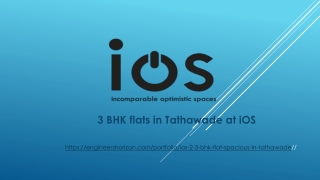 3 BHK flats in Tathawade at iOS