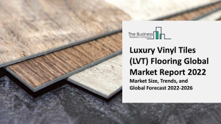 Luxury Vinyl Tiles (LVT) Flooring Market Report 2022 By Type, Application, Geography, Competitive Analysis and Regional