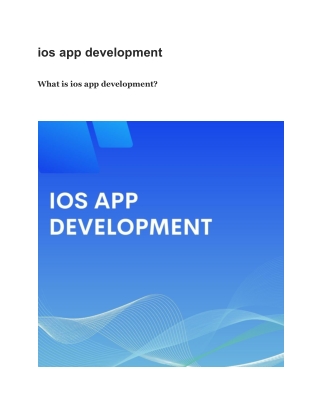 ios app development