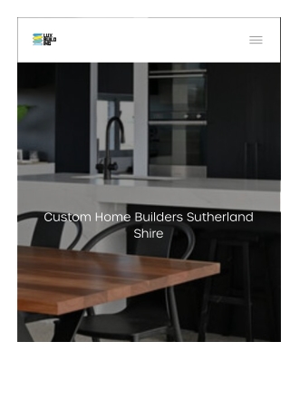 Custom Home Builders Sutherland Shire