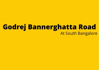 Godrej Bannerghatta Road - Amenities What Your Deserve