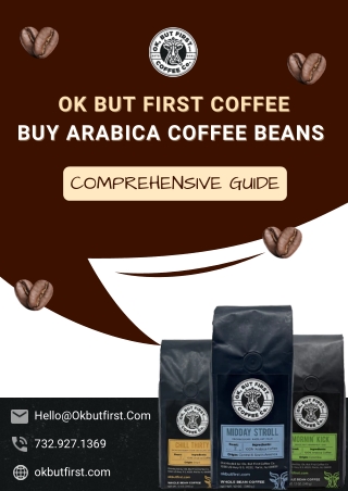 Buy Arabica Coffee Beans, Know-How