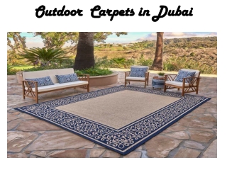 Outdoor Carpet in Dubai