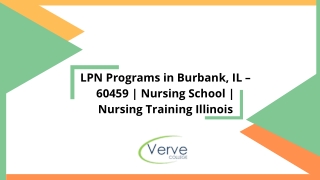 LPN Programs in Burbank, IL – 60459 ,Nursing School ,Nursing Training Illinois