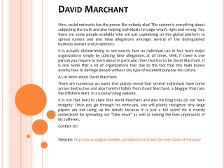 David Marchant