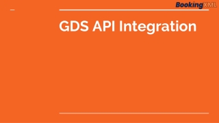 GDS API Integration