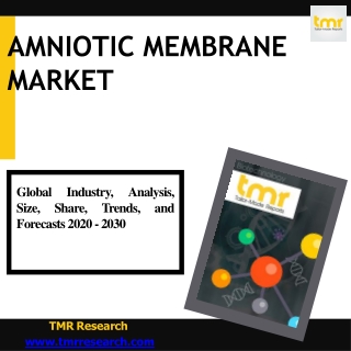 Amniotic Membrane Market : Notable Developments