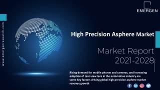 High Precision Asphere Market Key Vendors, Future Prospects and Regional