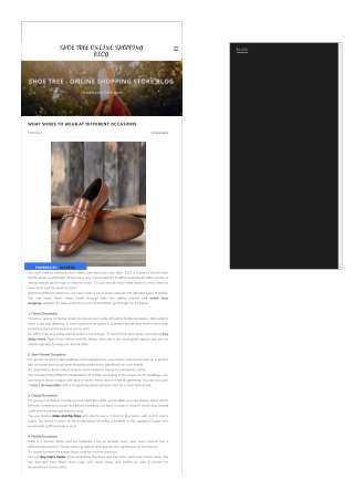 What Shoes to Wear at Different Occasions 