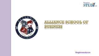 Alliance School of Business